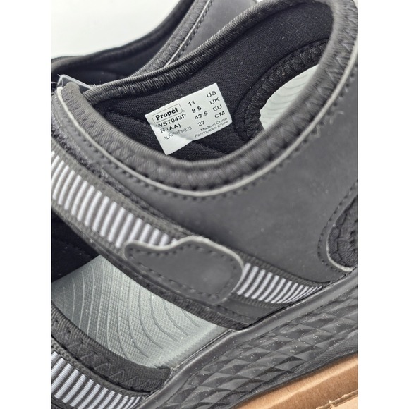 Propet TravelActiv Adventure Women's Sandal – Black & Gray - Size 11 - Picture 4 of 11